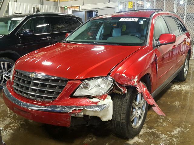 2A8GF68X37R141705 - 2007 CHRYSLER PACIFICA T RED photo 2