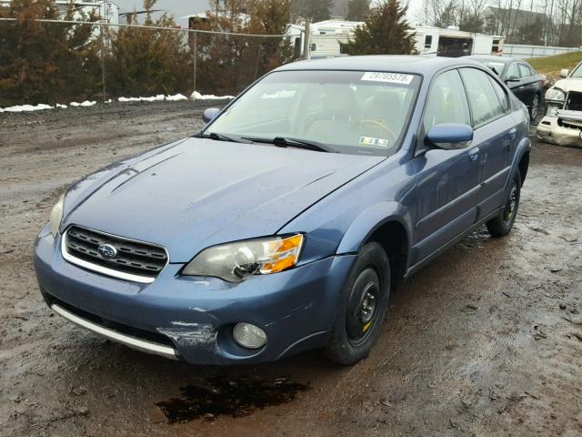 4S4BL84C254203244 - 2005 SUBARU LEGACY OUT BLUE photo 2