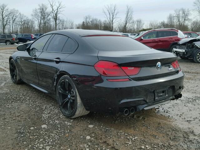 WBS6C9C53FD467727 - 2015 BMW M6 GRAN CO BLACK photo 3