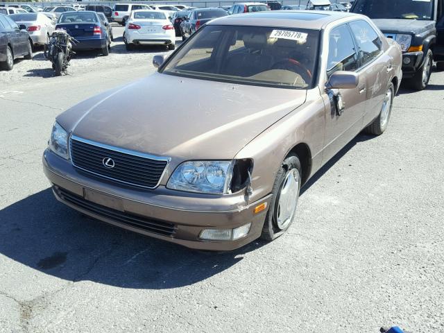 JT8BH28F5X0150409 - 1999 LEXUS LS 400 BROWN photo 2