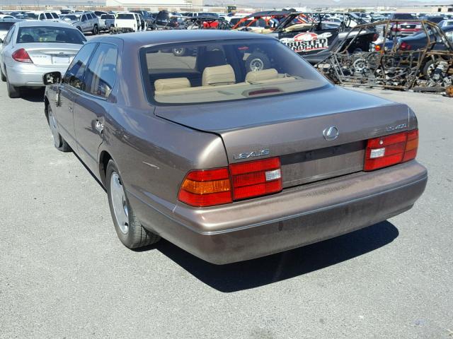 JT8BH28F5X0150409 - 1999 LEXUS LS 400 BROWN photo 3