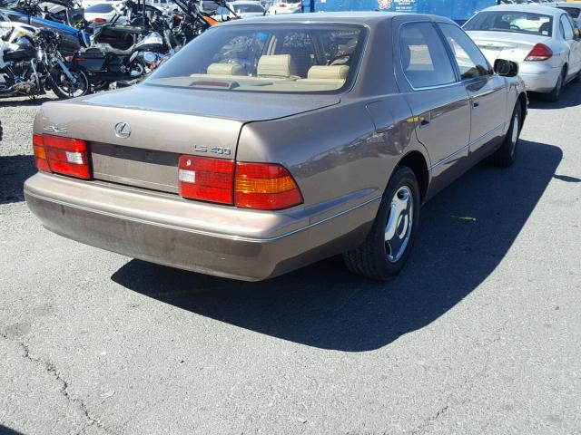 JT8BH28F5X0150409 - 1999 LEXUS LS 400 BROWN photo 4