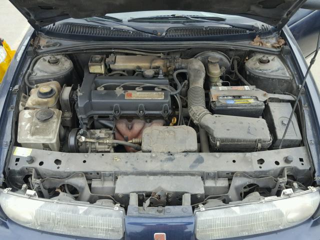 1G8ZJ8275WZ172102 - 1998 SATURN SW2 BLUE photo 7