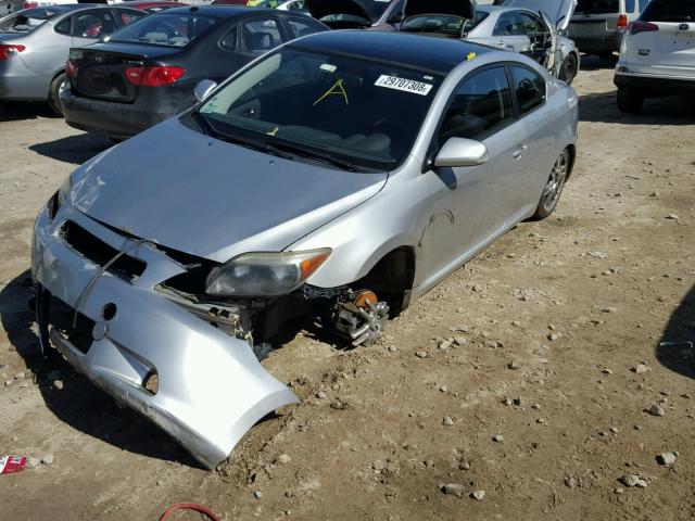 JTKDE177060142992 - 2006 TOYOTA SCION TC SILVER photo 2