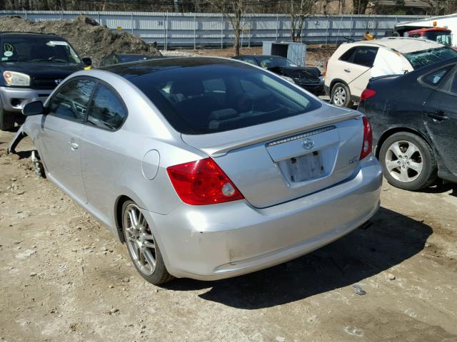 JTKDE177060142992 - 2006 TOYOTA SCION TC SILVER photo 3