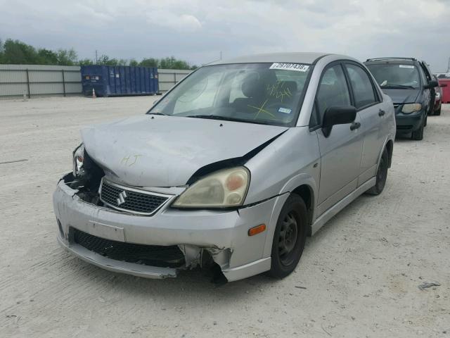 JS2RA62S665303341 - 2006 SUZUKI AERIO SILVER photo 2