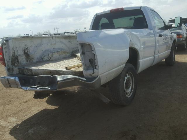 3D7KR26D87G713552 - 2007 DODGE RAM 2500 S WHITE photo 4