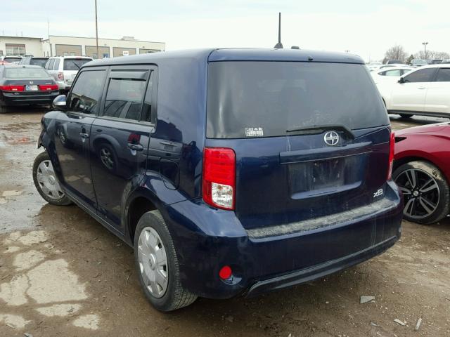 JTLZE4FE5DJ045538 - 2013 TOYOTA SCION XB ლურჯი ფოტო 3