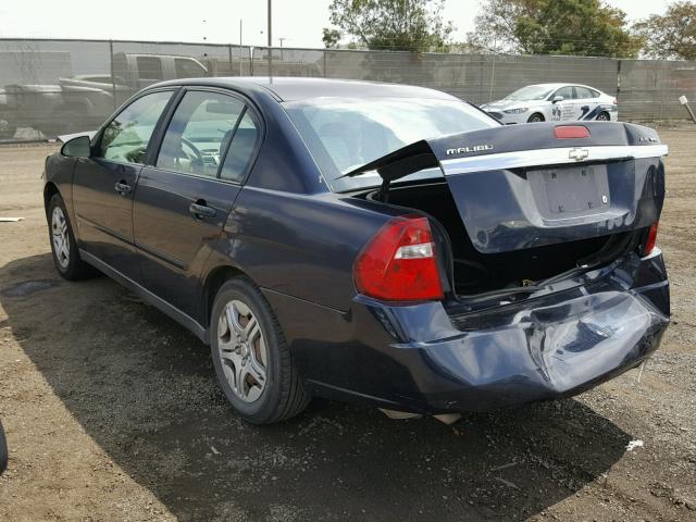 1G1ZS51826F128483 - 2006 CHEVROLET MALIBU LS ლურჯი ფოტო 3