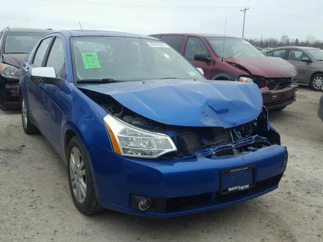 1FAHP3HN4AW135681 - 2010 FORD FOCUS SEL BLUE photo 1