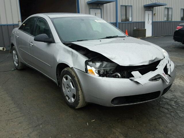 1G2ZF55BX64283073 - 2006 PONTIAC G6 SE SILVER photo 1