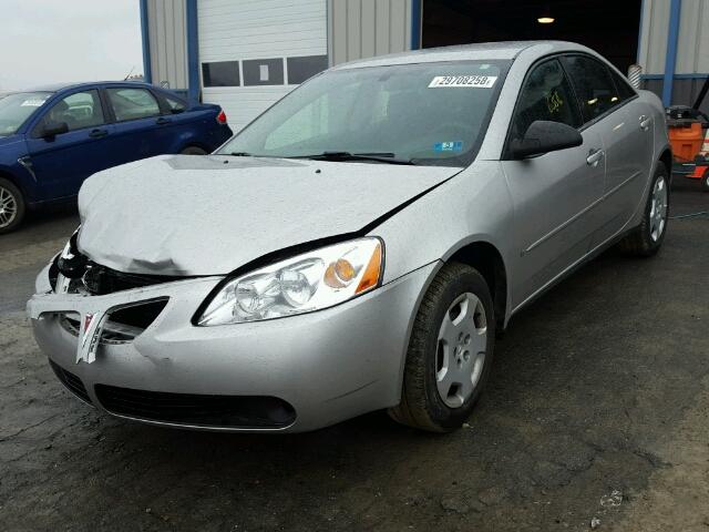 1G2ZF55BX64283073 - 2006 PONTIAC G6 SE SILVER photo 2