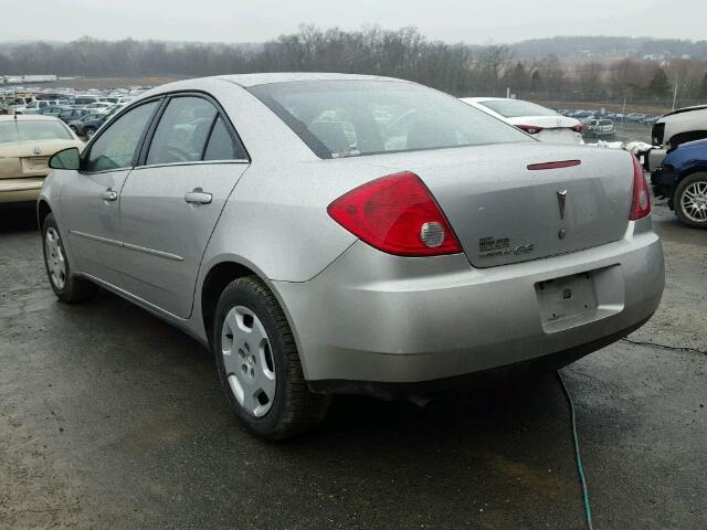 1G2ZF55BX64283073 - 2006 PONTIAC G6 SE SILVER photo 3