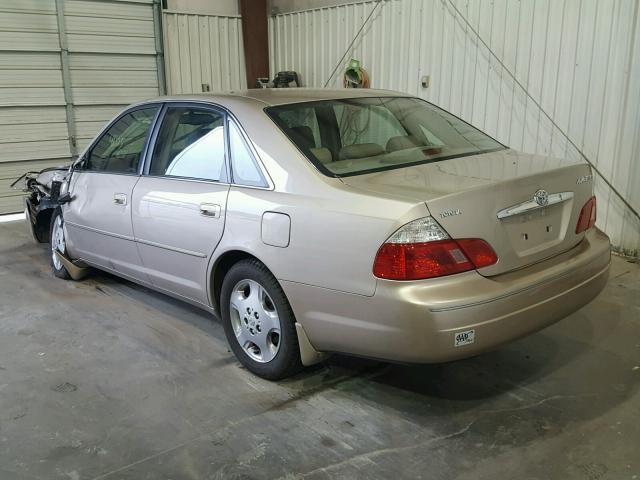 4T1BF28B04U379097 - 2004 TOYOTA AVALON XL GOLD photo 3