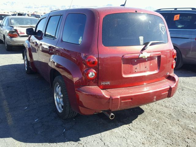 3GNDA13D38S631730 - 2008 CHEVROLET HHR LS MAROON photo 3