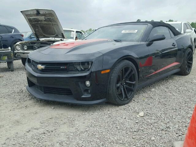 2G1FL3DP2D9805688 - 2013 CHEVROLET CAMARO ZL1 BLACK photo 2