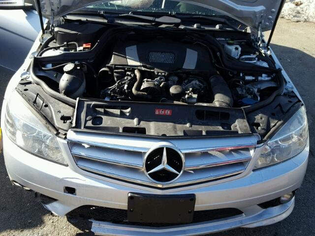 WDDGF8BB3AF409107 - 2010 MERCEDES-BENZ C 300 4MAT SILVER photo 7