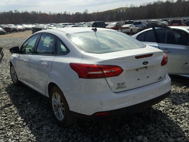 1FADP3F24FL298282 - 2015 FORD FOCUS SE WHITE photo 3