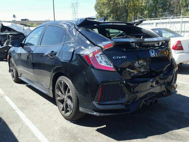 SHHFK7G45HU230652 - 2017 HONDA CIVIC SPOR BLACK photo 3