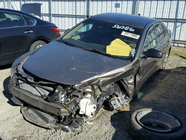 1G1ZB5E00CF331758 - 2012 CHEVROLET MALIBU LS BROWN photo 2
