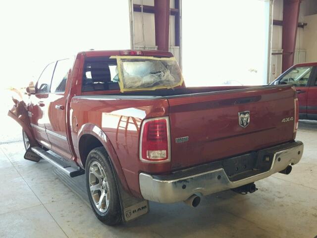 1C6RR7NT2DS691042 - 2013 RAM 1500 LARAM ORANGE photo 3