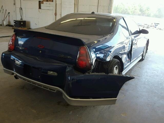 2G1WX12K539362659 - 2003 CHEVROLET MONTE CARL BLUE photo 4