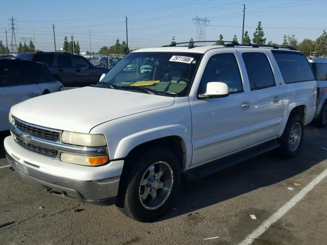 3GNEC16T92G328348 - 2002 CHEVROLET SUBURBAN WHITE photo 2