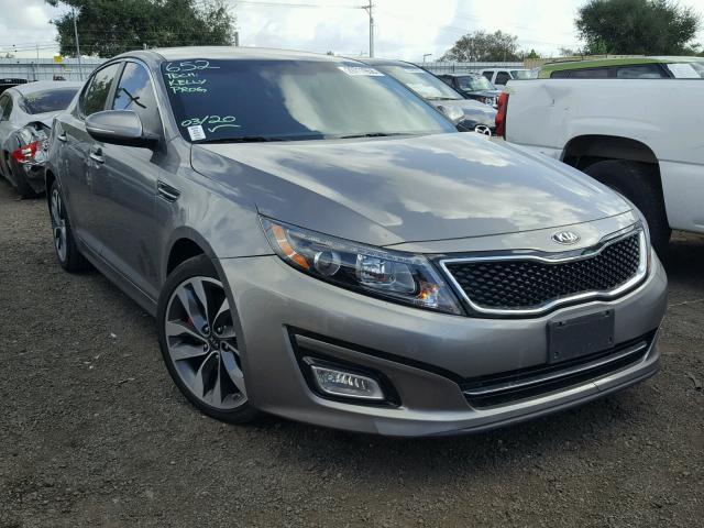 5XXGR4A71FG511084 - 2015 KIA OPTIMA SX GRAY photo 1