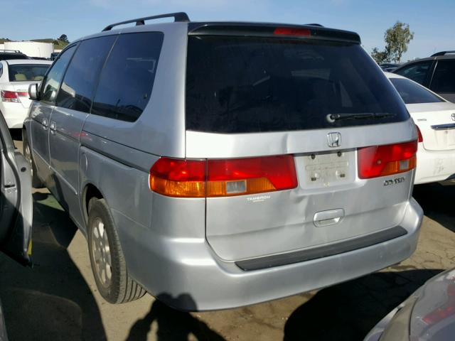 5FNRL18912B037487 - 2002 HONDA ODYSSEY EX SILVER photo 3