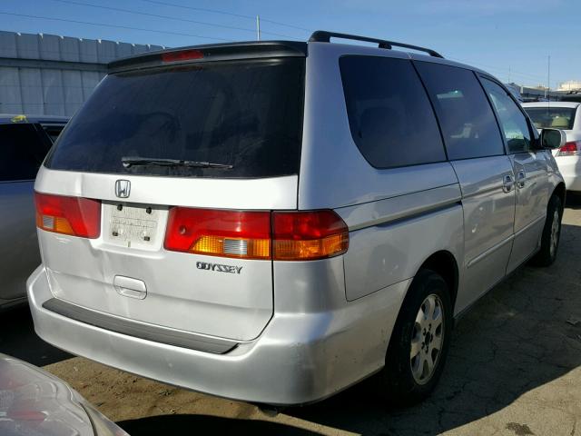 5FNRL18912B037487 - 2002 HONDA ODYSSEY EX SILVER photo 4