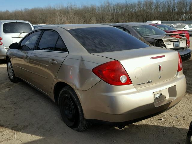 1G2ZF58B774196633 - 2007 PONTIAC G6 VALUE L GOLD photo 3