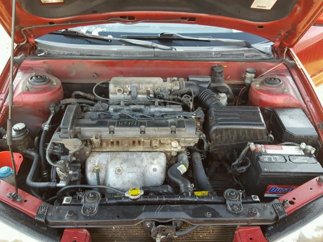 KMHDN45D23U704988 - 2003 HYUNDAI ELANTRA GL RED photo 7