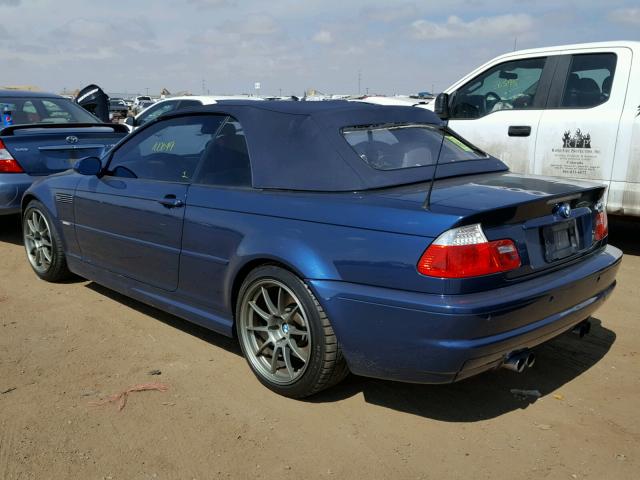 WBSBR934X4PK07244 - 2004 BMW M3 BLUE photo 3