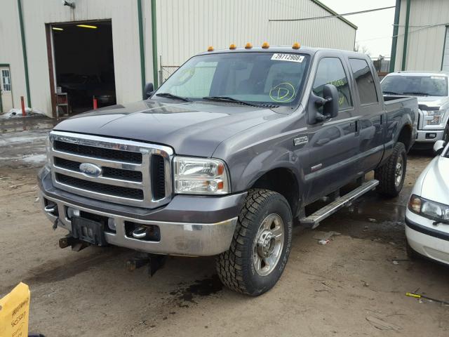 1FTWW31P06ED31467 - 2006 FORD F350 SRW S CHARCOAL photo 2