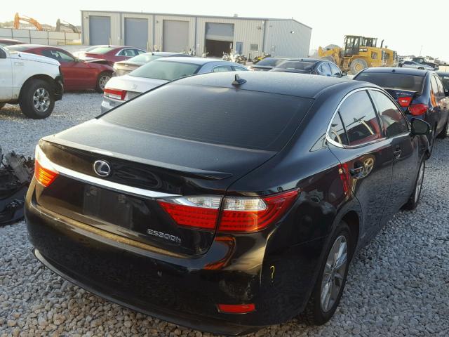 JTHBW1GG8D2033112 - 2013 LEXUS ES 300H BLACK photo 4