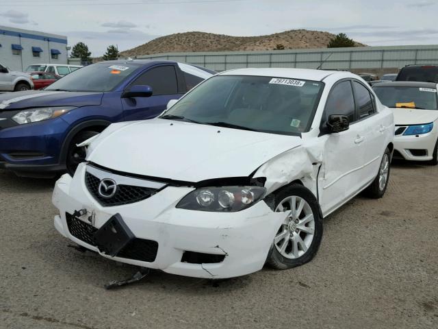 JM1BK12FX81867177 - 2008 MAZDA 3 I WHITE photo 2