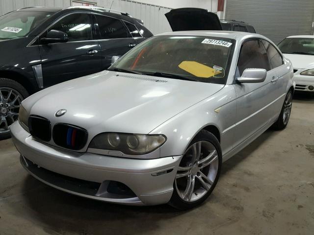 WBABD33484PL05317 - 2004 BMW 325 CI GRAY photo 2