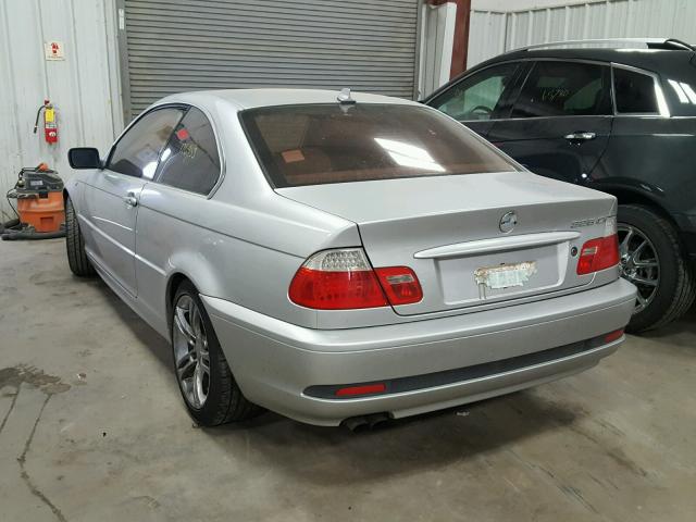 WBABD33484PL05317 - 2004 BMW 325 CI GRAY photo 3