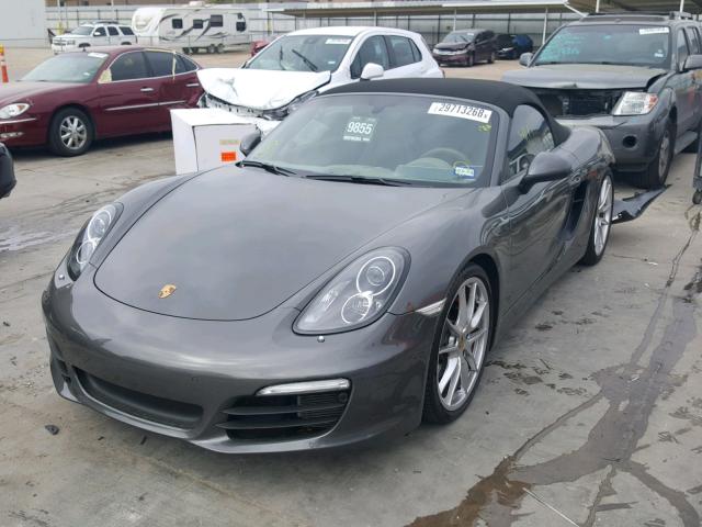 WP0CB2A81DK132279 - 2013 PORSCHE BOXSTER S GRAY photo 2