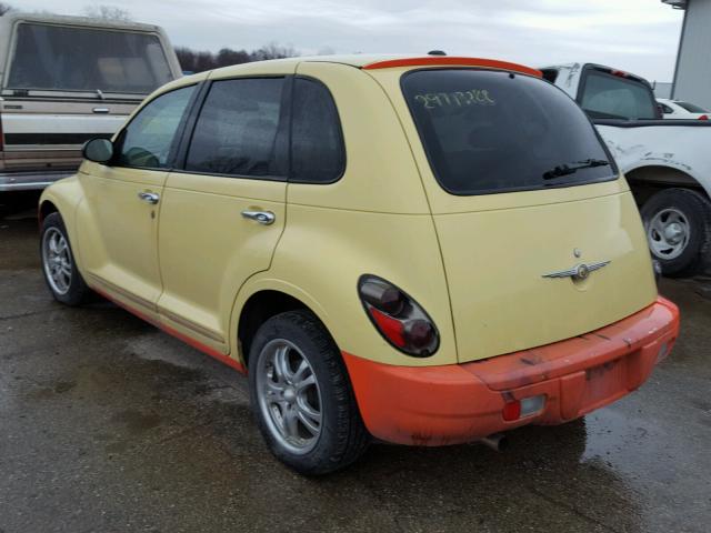 3A8FY58B57T532503 - 2007 CHRYSLER PT CRUISER YELLOW photo 3