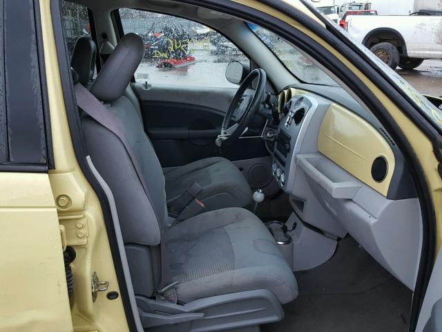 3A8FY58B57T532503 - 2007 CHRYSLER PT CRUISER YELLOW photo 5