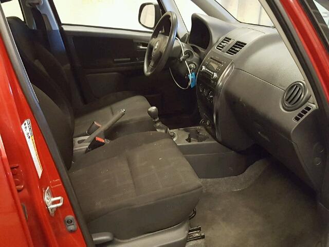 JS2YB5A32C6303310 - 2012 SUZUKI SX4 BASE RED photo 5