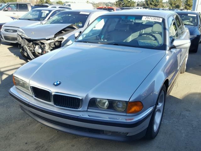 WBAGF8327VDL48108 - 1997 BMW 740 I AUTO SILVER photo 2