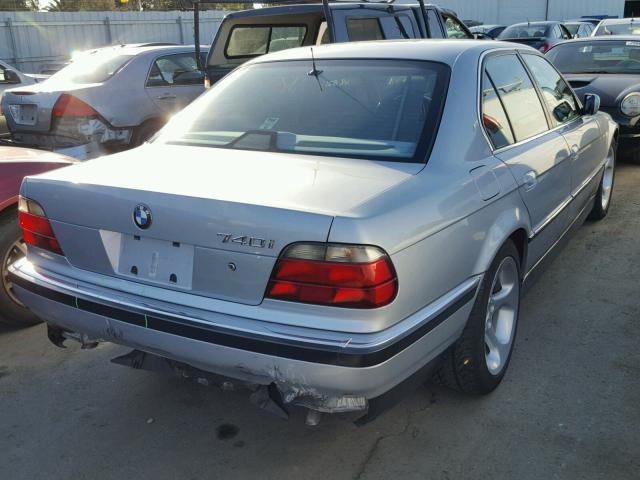 WBAGF8327VDL48108 - 1997 BMW 740 I AUTO SILVER photo 4