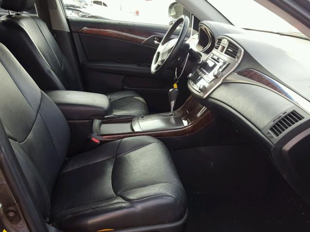 4T1BK3DB1CU442813 - 2012 TOYOTA AVALON BAS GRAY photo 5