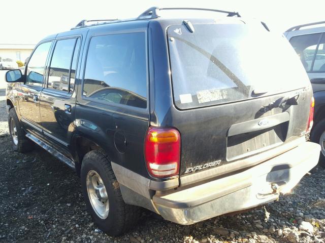 1FMZU73E3YZC50184 - 2000 FORD EXPLORER X BLACK photo 3