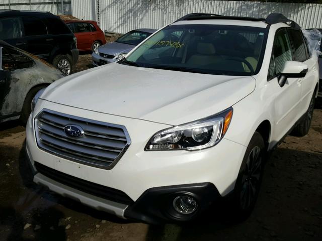 4S4BSANC4H3300772 - 2017 SUBARU OUTBACK 2. WHITE photo 2