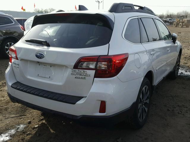 4S4BSANC4H3300772 - 2017 SUBARU OUTBACK 2. WHITE photo 4