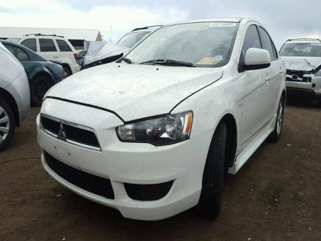 JA32U2FU5EU005146 - 2014 MITSUBISHI LANCER ES/ WHITE photo 2