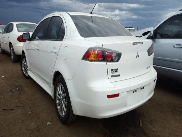 JA32U2FU5EU005146 - 2014 MITSUBISHI LANCER ES/ WHITE photo 3